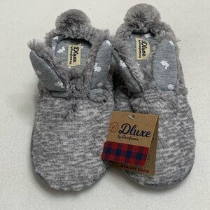 NWT DEARFOAMS BUNNY SLIPPERS - SZ. 13-1